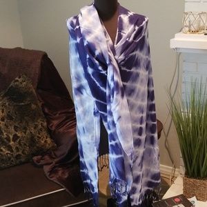 NWOT just opened the package, tie dye wrap shawl
